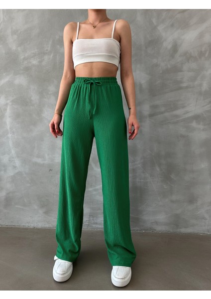 Kadın Beli Lastikli Palazzo Pantolon indirimleri