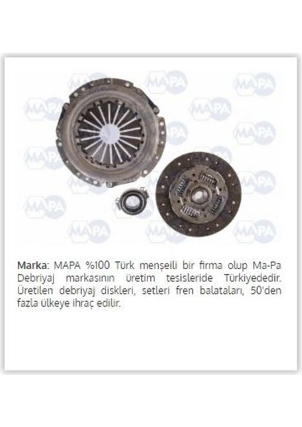 016215000 Debriyaj Seti (1.8ıs Tds) Bmw M42 B18 M41 D17 E36 93-98 M43 B18 E34 Z3 E36 95-97 21211223571