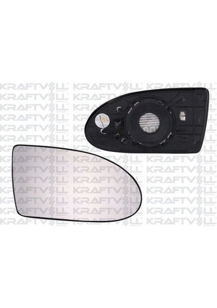 09080076 Dış Dikiz Ayna Camı Elektrikli Isıtmalı Convex Camlı Sağ Accent Era 05-9