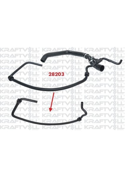 10032327 Radyatör Üst Hortumu (Ok Iıe Gosterııen) LT35 Volt 2.5tdı 2D0122101A