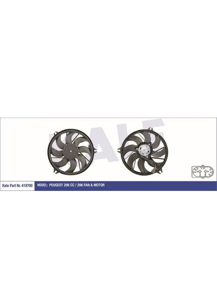 419700 Fan Motoru 160W 206 Gtı 1.6 16V 2.0 16V 125384