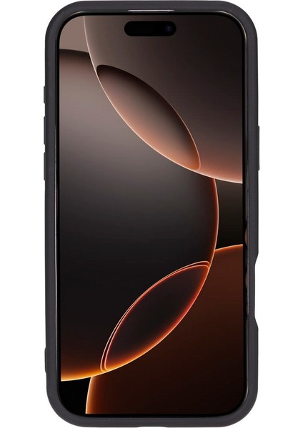 Apple iPhone 16 Pro Uyumlu, Deri, El Yapımı, Kart Yuvalı Kılıf, Gölgeli Mavi