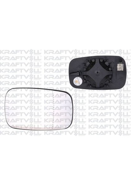09080118 Dış Dikiz Ayna Camı Elektrikli Isıtmalı Asferik Camlı Sağ-Sol Clio Iıı -Megane Iı-Scenic Iı 7701054752