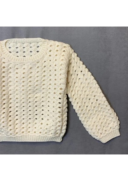 El Örgüsü Beyaz Kadın Kazak - 34/36 fiyatları