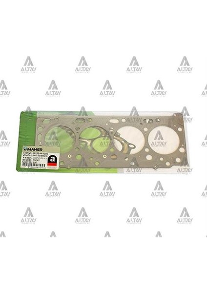 03111 Silindir Kapak Contası L-200 06 Çelik 0.95MM 1 Çentik 1005A205
