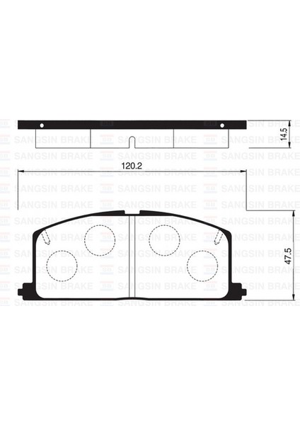 SP1105 Ön Balata Corolla-Camry-Corna-Carina 95 GDB323 0449112231