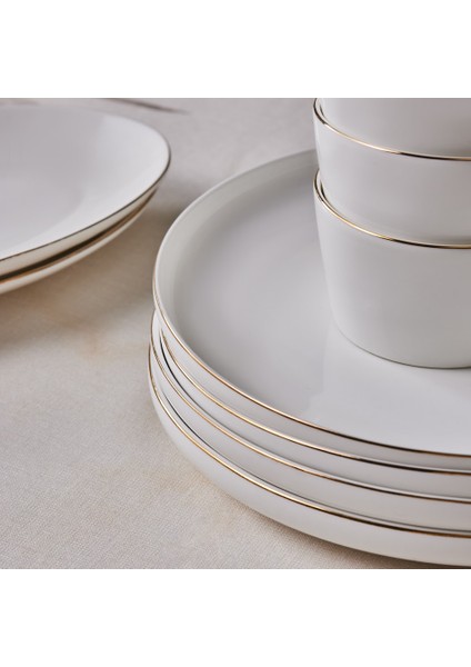 Elegance Bone Favaro 38 Parça 6 Kişilik Kahvaltı Seti Gold