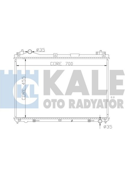 365400 Motor Su Radyatörü Grand Vitara Iı 3.2 09-15 3kapı Otomatik 450X698X16 17700-66J10