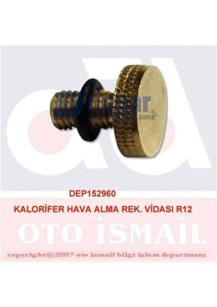 2960 Kalorifer Hava Alma Rek Vidası Renault 12