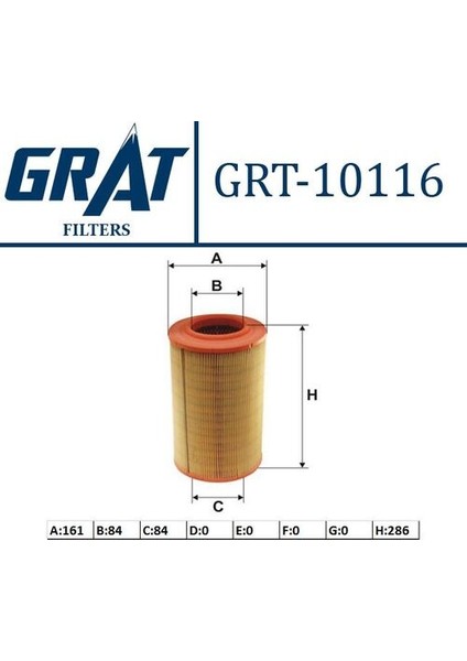 10116 Hava Filtresi Büyük Ducato 2.8jtd 2.8td 2.8d 2.5td Boxer 2.5t DJ5T 2.5 Tdı DJ5TED 1310636080