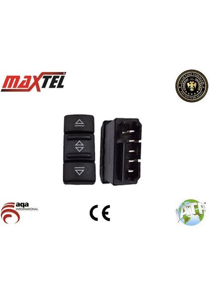 18204339 Cam Anahtarı Renault 19 Ön Sol AN0350 25274 7700817339
