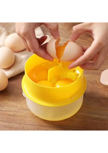 Büyük Stil 1 Adet Plastik Yumurta Sarısı Ayırıcı Sevimli Yaratıcı Büyük Kase Yumurta Filtresi Mutfak Aletleri Gadget Beyaz Yumurta Filtresi Ayırma (Yurt Dışından)