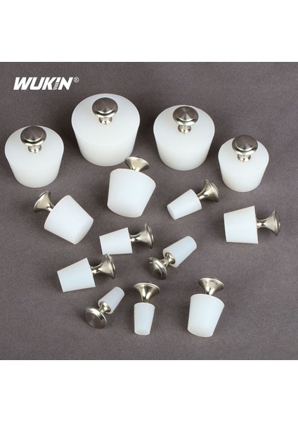 38X49X30MM-1 Adet Tarzı Çelik Saplı Silikon Tıpa Boru Sızdırmazlık Silikon Fiş Şarap Fermantasyon Şişe Tıpa Zemin Drenaj Deodorantı Balık Tankı Fişi (Yurt Dışından)