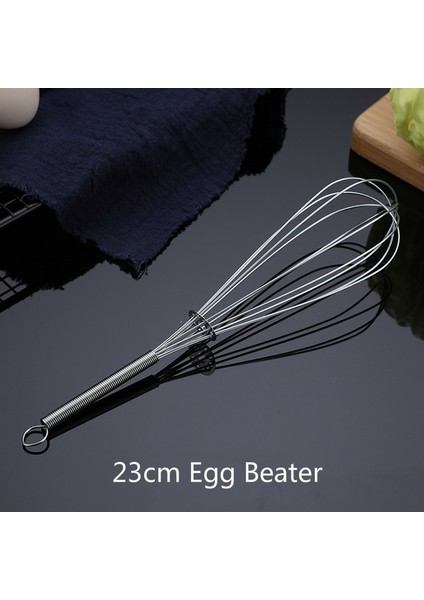23CM Yumurta Çırpıcı Stili 1 Adet Ev El Yumurta Çırpıcı Çırpma Yumurta Mikser Paslanmaz Çelik Kek Pişirme Araçları Mutfak Alet Pişirme Aksesuarları (Yurt Dışından)