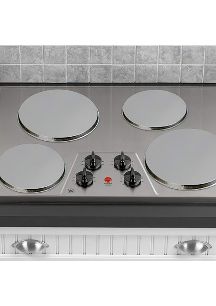 4 Adet Tarzı Et Paslanmaz Çelik Gaz Elektrikli Soba Üst Soba Kapakları Soba Koruyucu Mutfak Pişirme Aksesuarları (Yurt Dışından)
