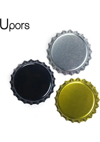 Siyah Stil Upors Lot Bira Şişesi Taç Kapakları Ev Bira Için Oksijen Emici Mühür Bira Şişe Kapakları (Yurt Dışından) fiyatları