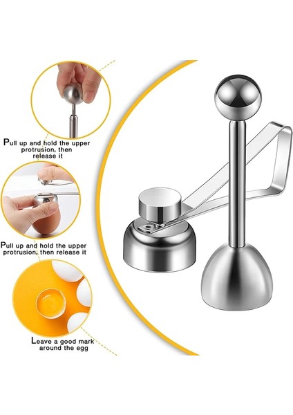 Yumurtalık Tarzı Paslanmaz Çelik Yumurta Makası Yumurta Topper Kesici Kabuk Açıcı Paslanmaz Çelik Haşlanmış Çiğ Yumurta Açık Yaratıcı Mutfak Aletleri (Yurt Dışından) fırsatları