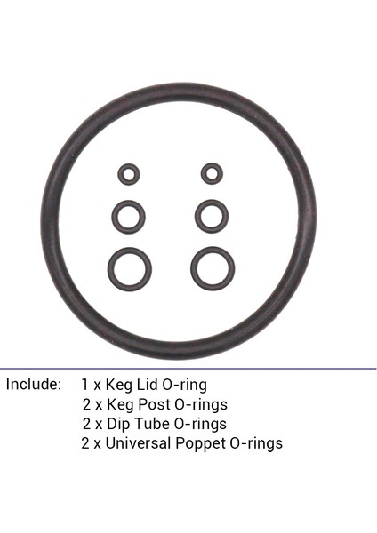 Bir Stil 2 Setlot Corny Fıçı O-Ring Değiştirme Seti Corny Kegs Için Yeniden Kiti Yepyeni Fit Top Kilidi ve Pin Kilidi Corny Fıçı (Yurt Dışından) fırsatları