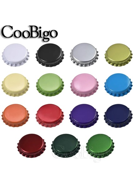 Şarapkırmızı Tarzı mm Bira Kapağı Kapak Taç Kapağı Şişe Bira Kapakları Homebrew Aracı Bira Mutfak Aletleri Için Dıy Aksesuarları (Yurt Dışından) fırsatları