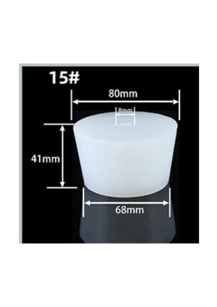 No.15 Tarzı B-8mm Delik Silikon Fermentör Kapak Fişi Stoper 8mm Delik Veya Katı Hava Kilidi Valfı Brew Şarap Kauçuk Fermantasyon Kapakları Fermentasyon Malzemeleri (Yurt Dışından)