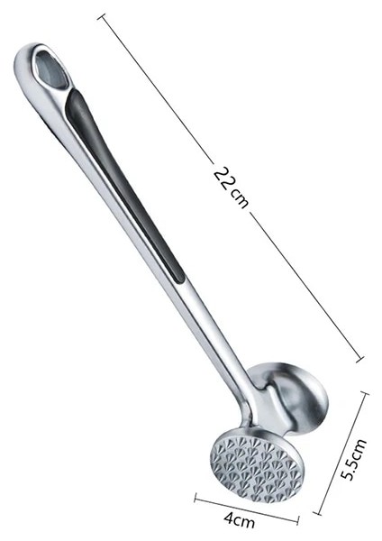 Bir Stil Et Çekici Gevşek Sığır Biftek Pounders Et Tenderizer Pounders Vurmalı Taraflı Çekiç Dana Tencere Mutfak Aksesuarları (Yurt Dışından)