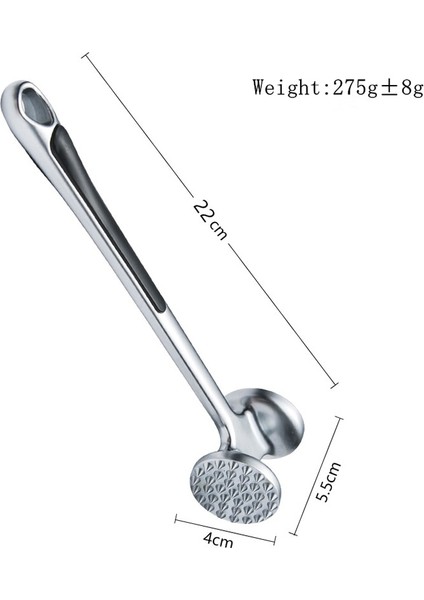 Bir Stil Et Çekici Gevşek Sığır Biftek Pounders Et Tenderizer Pounders Vurmalı Taraflı Çekiç Dana Tencere Mutfak Aksesuarları (Yurt Dışından)
