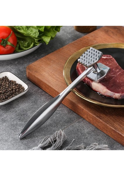 Bir Stil Et Çekici Gevşek Sığır Biftek Pounders Et Tenderizer Pounders Vurmalı Taraflı Çekiç Dana Tencere Mutfak Aksesuarları (Yurt Dışından)