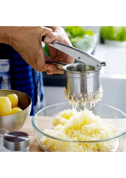 1A Stili Paslanmaz Çelik Sebze Patates Ezme Basın Suyu Sıkma Meyve Püresi Makinesi Patates Ezici Manuel Sıkacağı (Yurt Dışından) modelleri