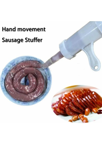Siyah Stil Gıda Sınıfı Pp Manuel Sosis Doldurma Aletleri Gıda Sınıfı Plastik Sosis Morina Balığı Bağırsakları Yüksek Kapasiteli Mutfak Kıyma Makinesi (Yurt Dışından) modelleri