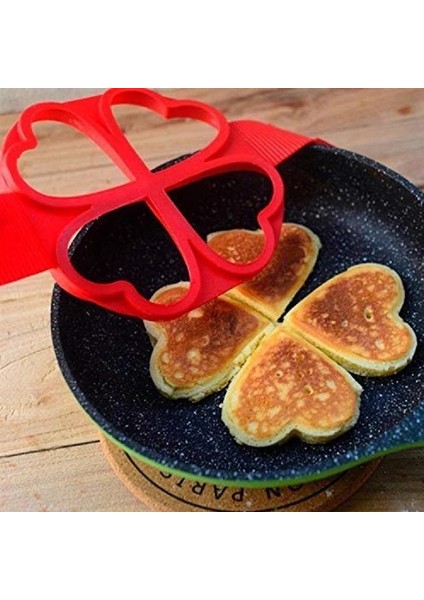 No.1 Tarzı Yumurta Pişirici Gözleme Makinesi Kalıp Yumurta Şekillendirici Omlet Yapışmaz Pişirme Aracı Pan Flip Yumurta Halka Kalıp Mutfak Aletleri CF-226 (Yurt Dışından)