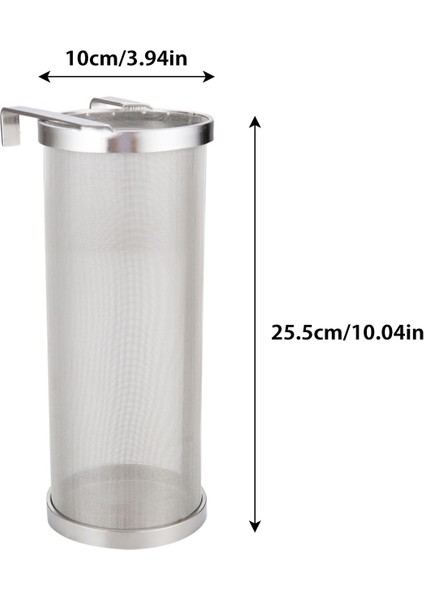 Küçük Stil Paslanmaz Çelik Ho Mikron Örgü Filtre 2 Kanca ile Homebrew Bira Zanaat Şarap Ev Yapımı Kahve 0,5 cm cm Tahıl Sepeti (Yurt Dışından)