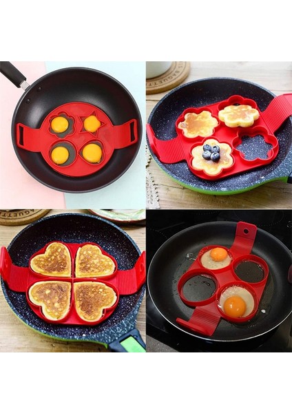 Çiçek Tipi Stili Yumurta Gözleme Halkası Yapışmaz Gözleme Makinesi Kalıp Silikon Yapışmaz Fantastik Yumurta Gözleme Makinesi Omlet Kalıpları Mutfak Pişirme Için (Yurt Dışından) fiyatları