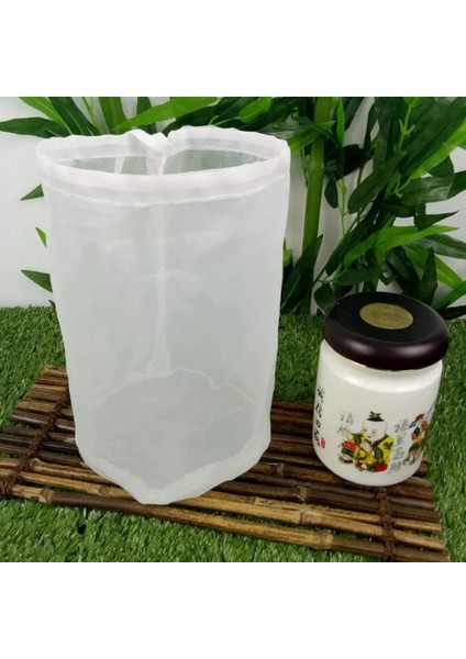 1 Adet 20X30CM Tarzı Naylon Süzme Torbası Ince Örgü Gıda Süzgeç Filtre Torbaları Fındık Süt Şarap Elma Şarabı Elma Üzüm Yeşil Suyu Soğuk Demleme Ev Bira (Yurt Dışından)
