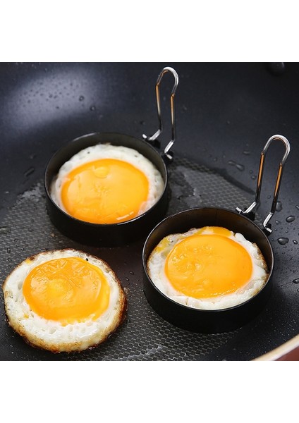 3 Inç A Tarzı Paslanmaz Çelik Kızarmış Yumurta Gözleme Halkası Omlet Kızarmış Yumurta Yuvarlak Şekillendirici Yumurta Pişirme Için Kalıp Kahvaltı Kızartma Tavası Fırın Mutfak (Yurt Dışından)