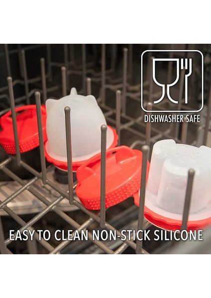 6 Adet Tarzı 6 Adet Yumurta Pişirici Yapışmaz Silikon Yumurtalık Pişirme Yumurta Pişirici Eggies Ocak Mutfak Aksesuarları Yumurta Poachers Drop Sg (Yurt Dışından) fırsatları