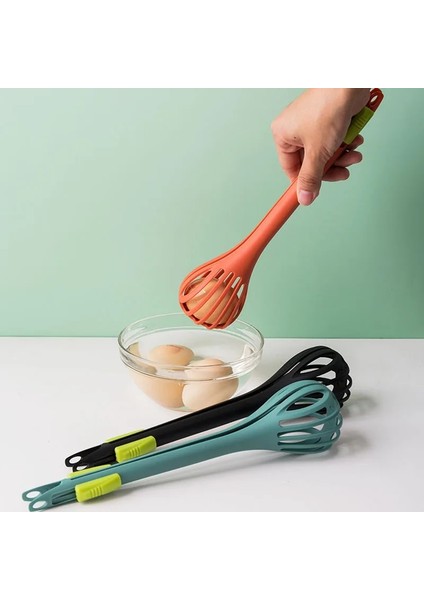 Yeşil Stil Çok Fonksiyonlu Yumurta Çırpıcı Yumurta Süt Çırpma Mikser Manuel Karıştırıcı Pişirme Makarna Maşası Gıda Klipleri Kichen Kremalı Fırında Alet Aksesuarları (Yurt Dışından)