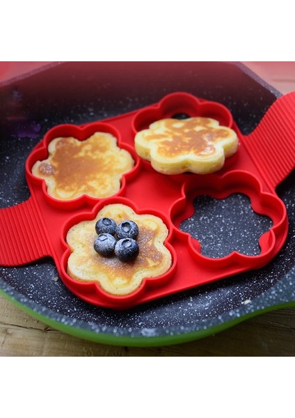 No.6 Tarzı Yapışmaz Gözleme Kalıpları Silikon Gözleme Kalıbı Kızarmış Yumurta Pişirici Yumurta Şekillendirici Omlet Kalıpları Pasta Araçları Mutfak Dıy Pişirme Araçları (Yurt Dışından)