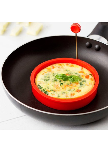 Silikon Halka Omlet Kızarmış Yumurta Şekillendirici Yumurta Kalıp Silikon Kızarmış Yumurta Şekillendirici Kahvaltı Pişirme Için (Yurt Dışından)