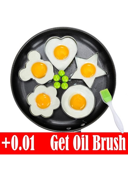 3 Parça Tarzı Paslanmaz Çelik 5 Stil Kızarmış Yumurta Gözleme Şekillendirici Omlet Kalıp Kalıp Kızartma Yumurta Pişirme Araçları Mutfak Aksesuarları Gadget Yüzükler (Yurt Dışından) indirimleri