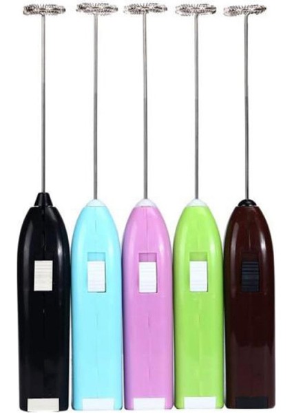 Mavi Stil Moda Sıcak Içecekler Süt Köpürtücü Köpürtücü Çırpma Mikser Karıştırıcı Yumurta Çırpıcı Elektrikli Mini Kolu Yüksek Li Drog (Yurt Dışından)