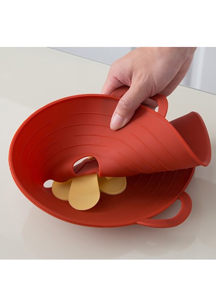 Mavi Stil Silikon Kapak Dökülme Durdurucu Kapak Pot Tava Mutfak Aksesuarları Pişirme Araçları Çiçek Tencere Ev Mutfak Aksesuarları Alet (Yurt Dışından) indirimleri