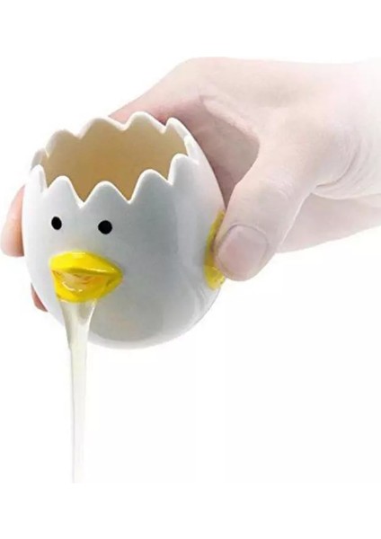 Sarı Stil Tavuk Seramik Yumurta Beyaz Ayırıcı Yaratıcı Yumurta Sarısı Protein Ayırıcı Filtre Pişirme Araçları Mutfak Aksesuarları Pratik (Yurt Dışından) fiyatları