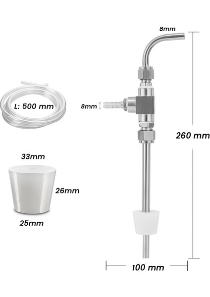 No.1 Stili Birincil Fermantasyon Döneminde Homebrew Bira Aktarma Araçları, Havasız Karşı Basınçlı Bira Dolum Aktarma Kiti (Yurt Dışından) fırsatları