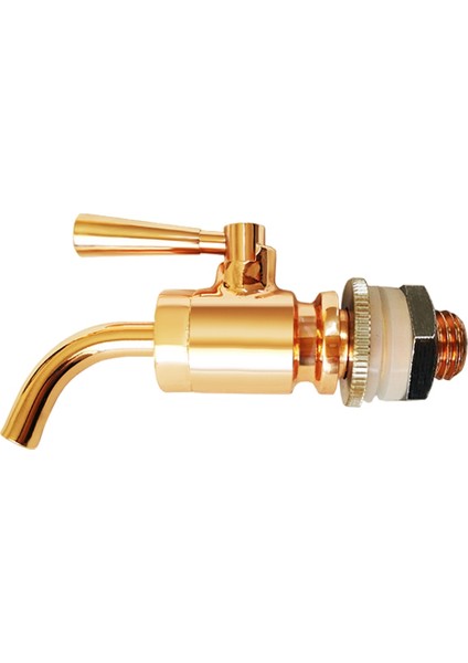 Gül Altın Tarzı 12MM Yüksek Li Şarap Musluğu Pirinç Gül Altın Meşe Varil Suyu Içecek Cam Şişe Dokunun Minyatür Bibcocks Pratik Dağıtıcı (Yurt Dışından)