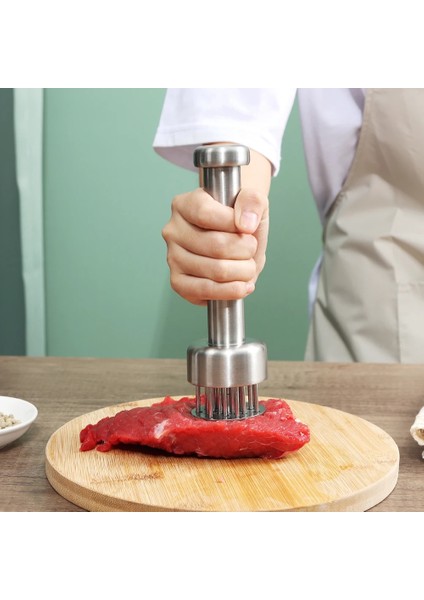 Mavi Stil Mutfak Pişirme Araçları Et Tenderizer Aracı Pounder Gadgets Paslanmaz Çelik Biftek Çekiç Tokmak Iğne Gevşek Ev Domuz Pirzola (Yurt Dışından)