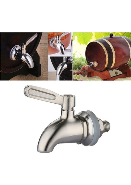 16 mm Altın Stili 16MM Içecek Dispenseri Dokunun Içecek Şarap Varil Musluk Tıkaç Su Paslanmaz Çelik Kahve Suyu Musluklar Gümüş Musluk Mutfak Gereçleri (Yurt Dışından) fiyatları