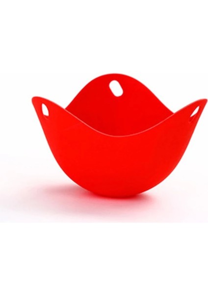Kırmızı Stil Egg Tool Poachers Silicone Egg Cooker Kitchen Tools Pancake Cookware Bakeware Steam Eggs Plate Tray Healthy Pancake Accessories (Yurt Dışından)