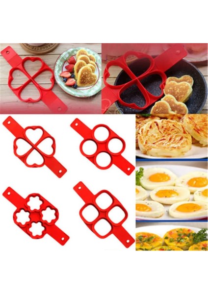 No.1 Tarzı Hmz Yumurta Pişirici Gözleme Makinesi Kalıp Yumurta Şekillendirici Omlet Yapışmaz Pişirme Aracı Pan Flip Yumurta Halka Kalıp Mutfak Alet Aksesuarları (Yurt Dışından)