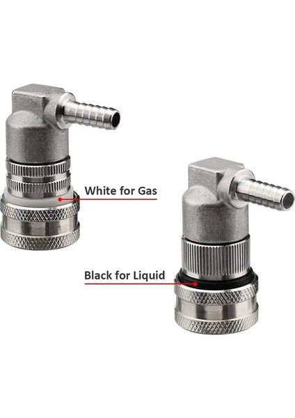 Sıvı Iplik Stili Top Kilidi Bağlantısını Kes Paslanmaz Çelik Homebrew Corny Fıçı Bağlayıcı Sıvı ve Gaz Dağıtıcı "barb Mfl Bira Şarap Barı Araçları (Yurt Dışından) fırsatları