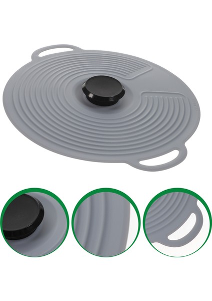 27X27CM Tarzı Silikon Tencere Kapağı Konteyner Toz Geçirmez Germe Seti Gıda Sarma Mikrodalga Mutfak Tedarik Taze Tutma Isıtma Tavası Kapakları (Yurt Dışından)